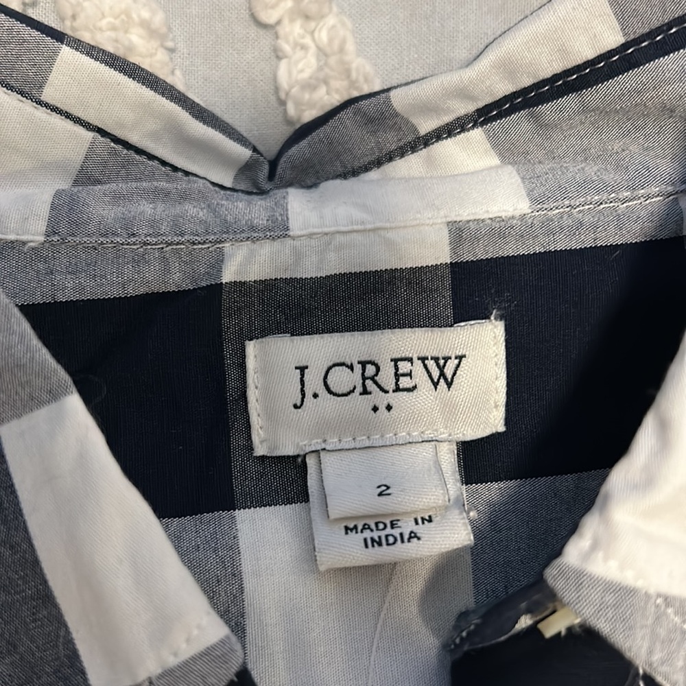 J Crew Long-sleeve Plaid Dress - Picture 2 of 5